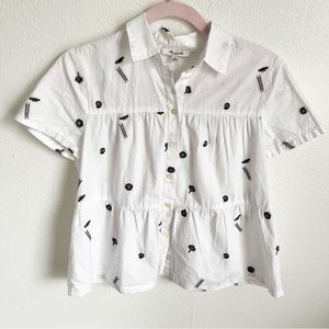 Madewell / Seamed Button-Down Shirt in El Rancho